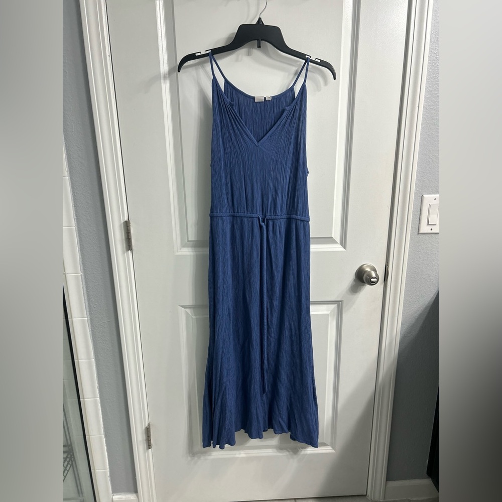 GAP Blue Maxi Dress with Spaghetti Straps